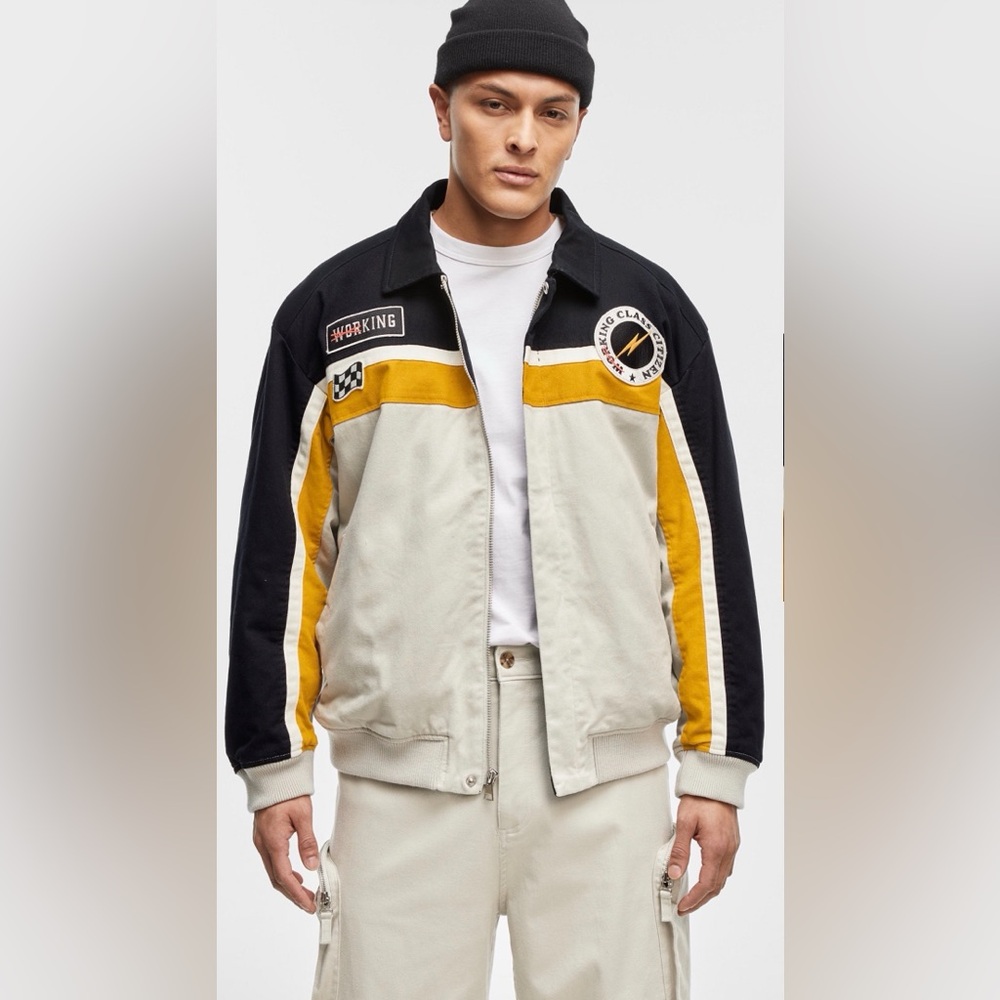 Mode Of One Men's Twill Racer Jacket